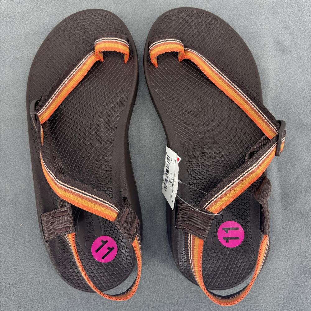 Chaco Bodhi Belt Java‎ Sandals Mens 11 Brown Orange Toe Loop JCH108607